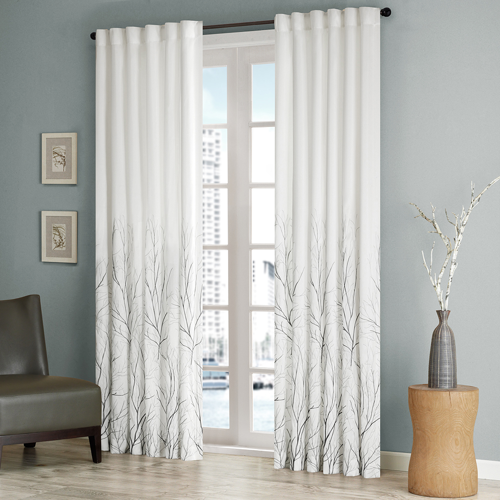 

Madison Park - Andora Window Panel - White - 108" Panel