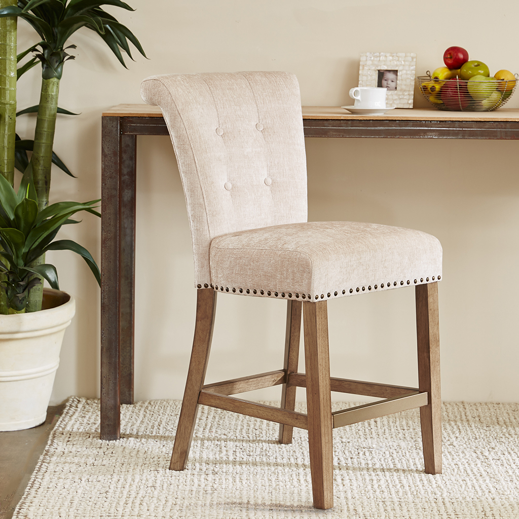 

Madison Park - Colfax Counter Stool - Cream - See below