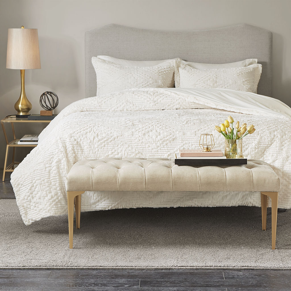 

Madison Park - Westley Bench - Cream - See below