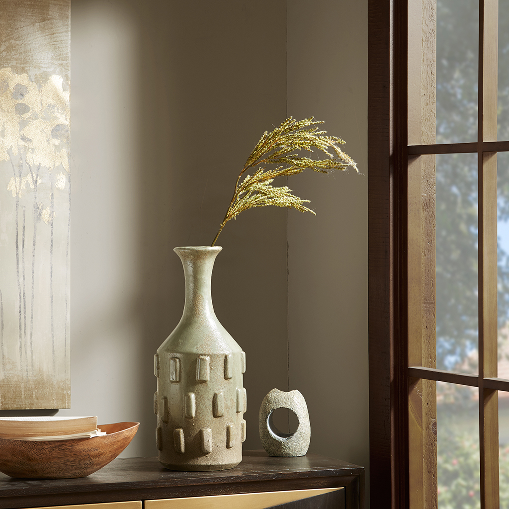 

Madison Park - Cyrus Handmade Ceramic Vase - Green - Small