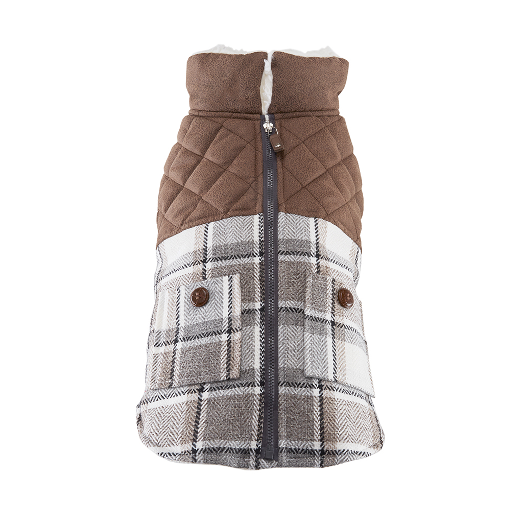 

Friends Forever - Archie Herringbone Harness Coat Set - Taupe - See below