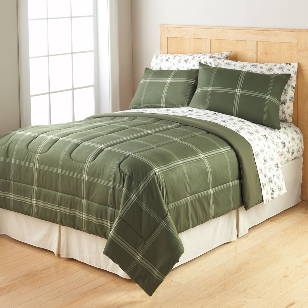 

Comfort Classics - MS Cozy Comforter Mini Set Comforter Mini Set - Green - King