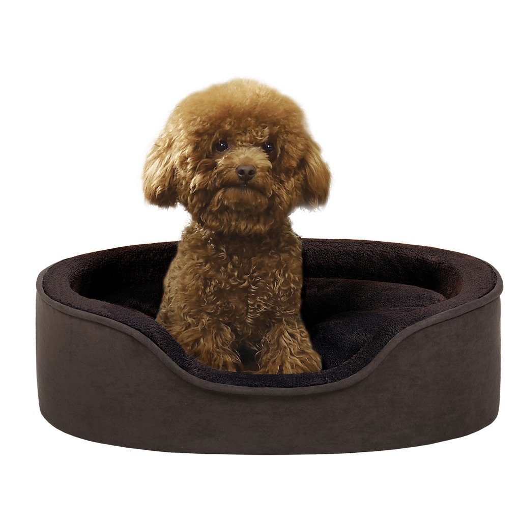 

Soft Touch - Oval Cuddler with Cushion Oval Cuddler with Cushion - Brown - 27x21