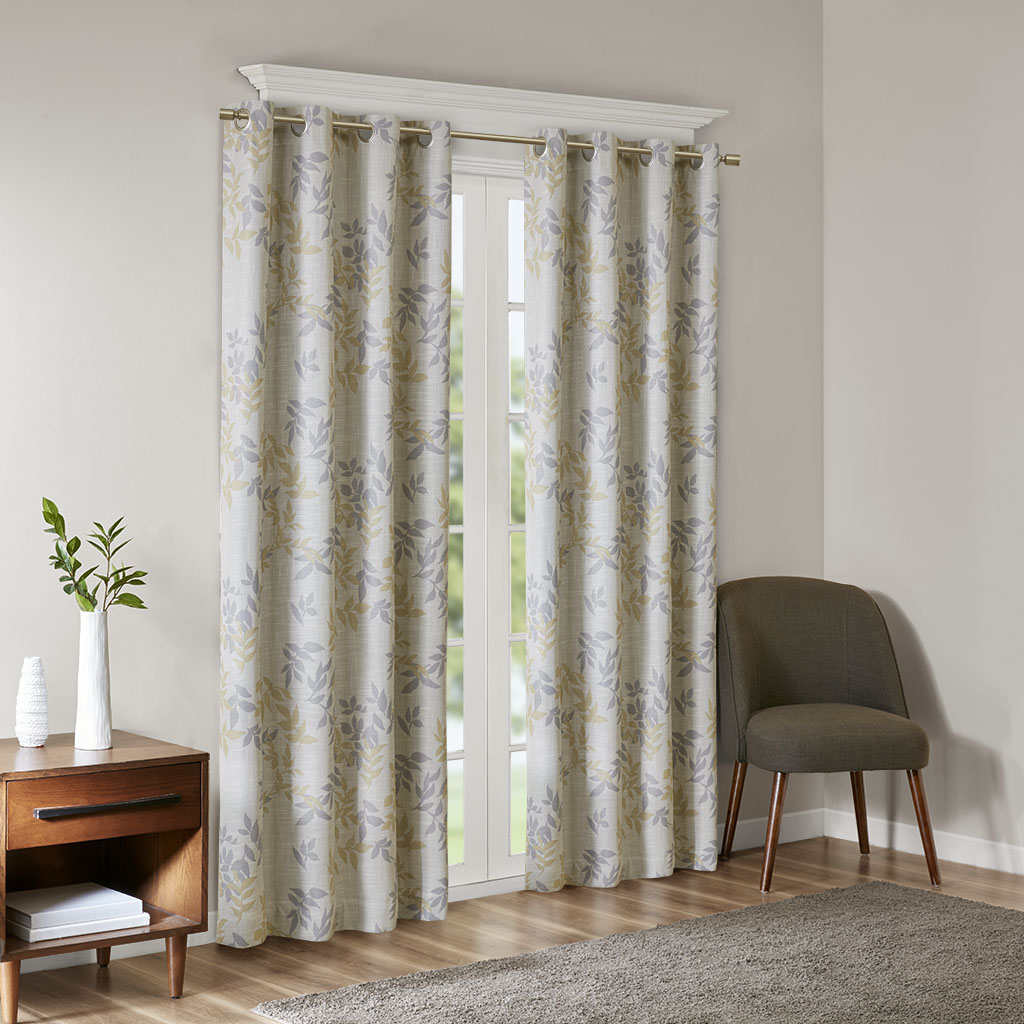 

SunSmart - Julie Printed Botanical Blackout Panel - Yellow - 50x95