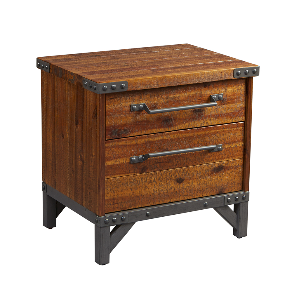 

INK+IVY - Lancaster Nightstand - Amber - See below