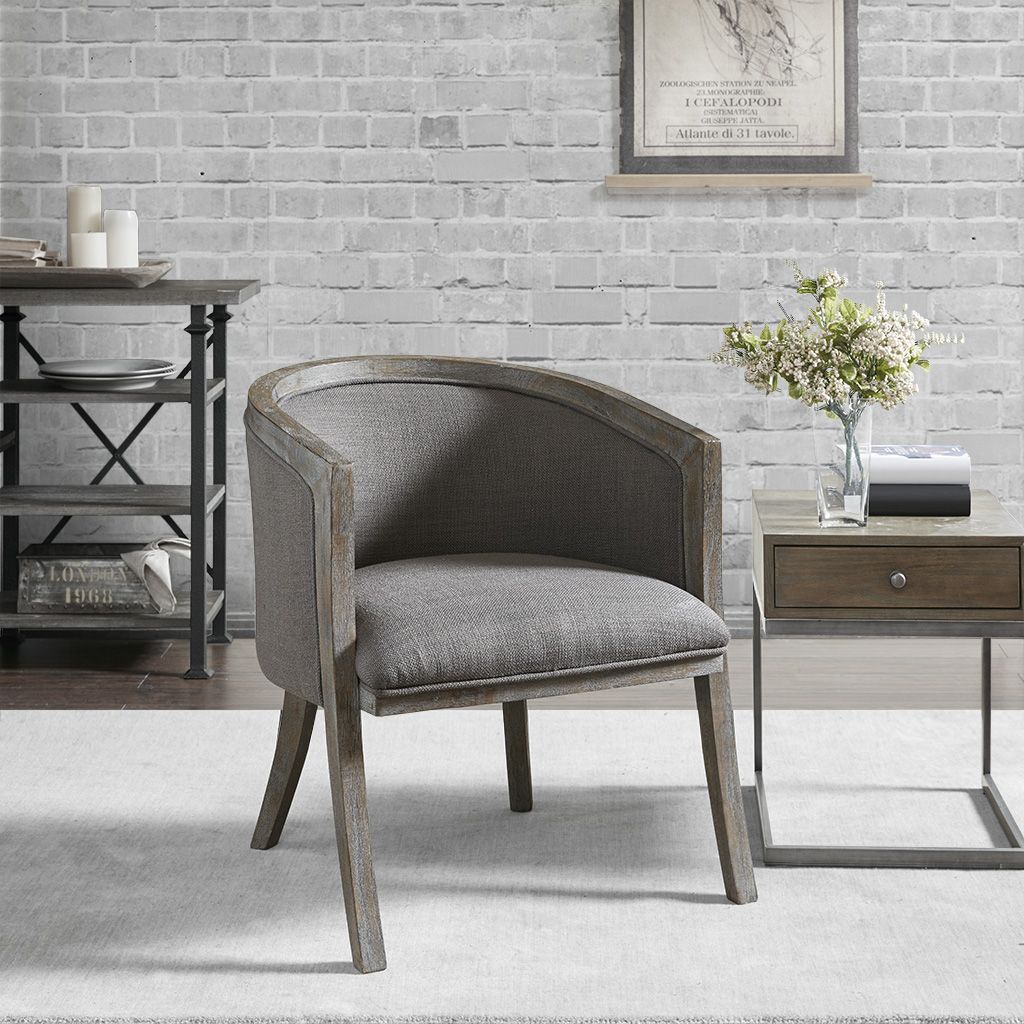 

Madison Park - Elenor Accent Chair - Grey - See below