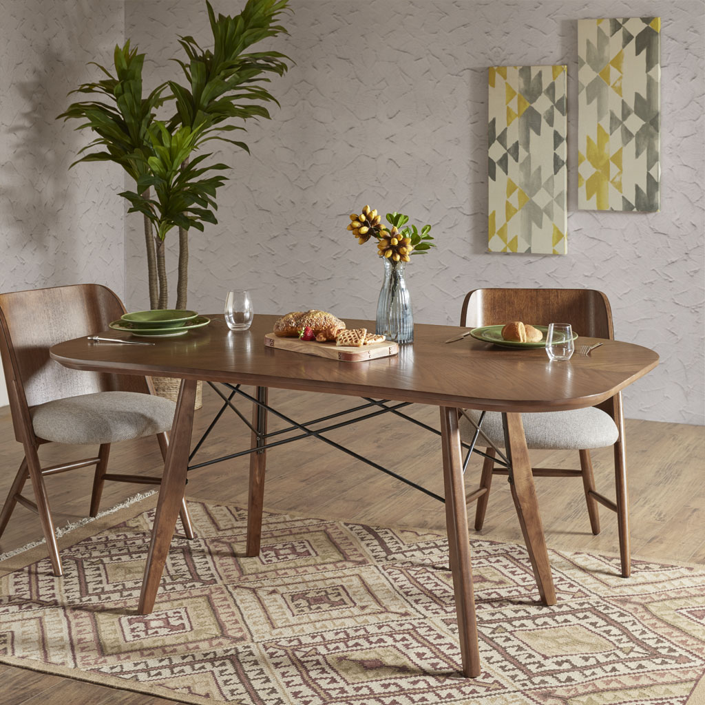 

INK+IVY - Clark Dining Table - Pecan - See below