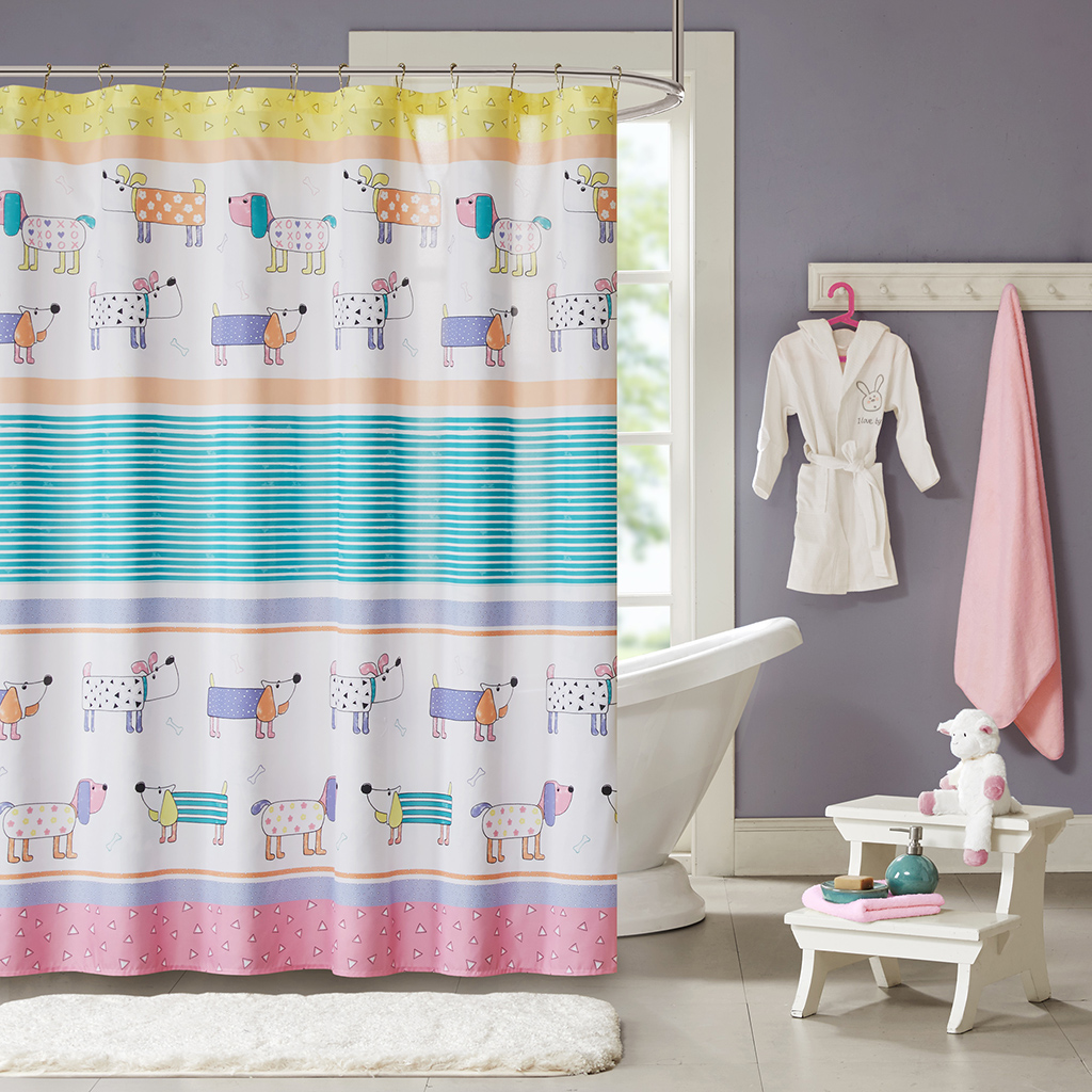 

Mi Zone Kids - Milo Printed Shower Curtain - Multi - 72x72