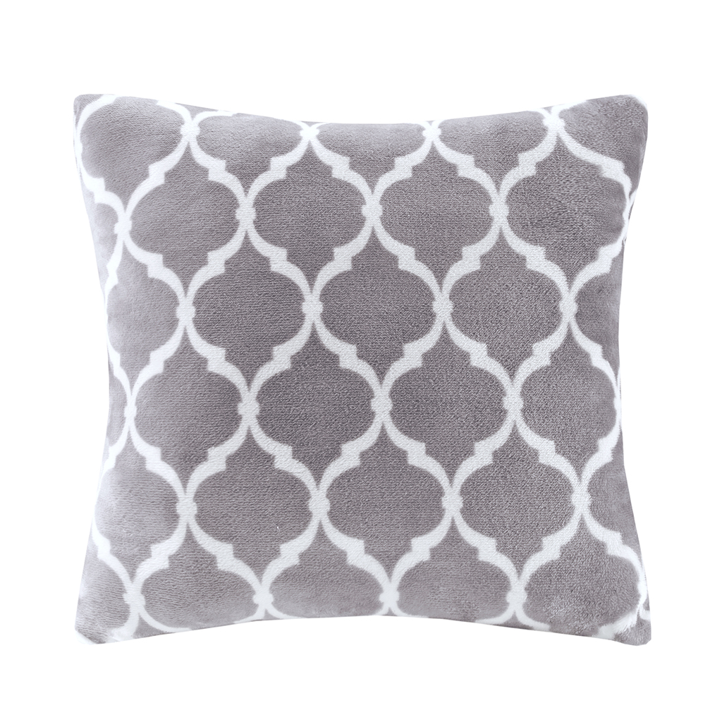 

Madison Park - Ogee Square Pillow - Grey - 20x20