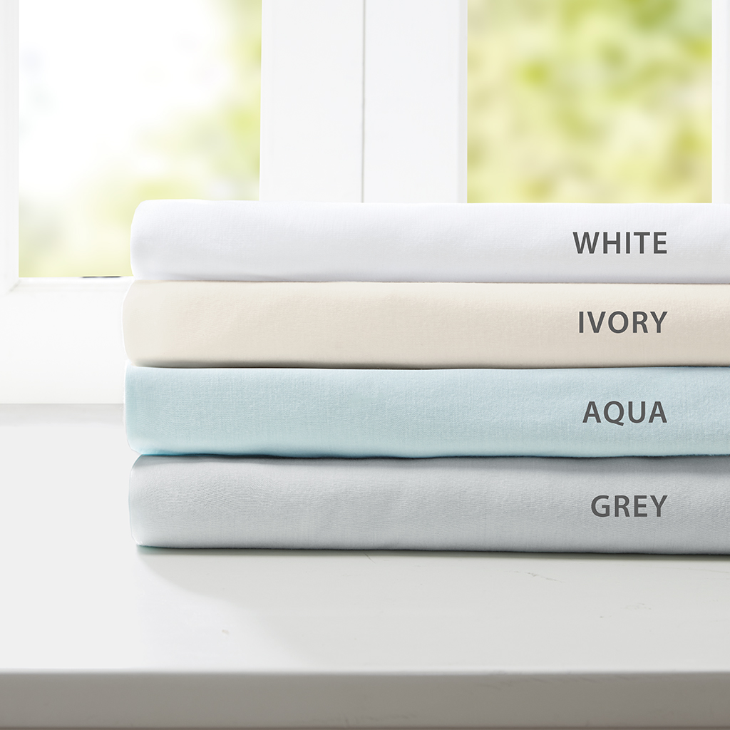 

Sleep Philosophy - Modal Jersey Sheet Set - Aqua - Cal King