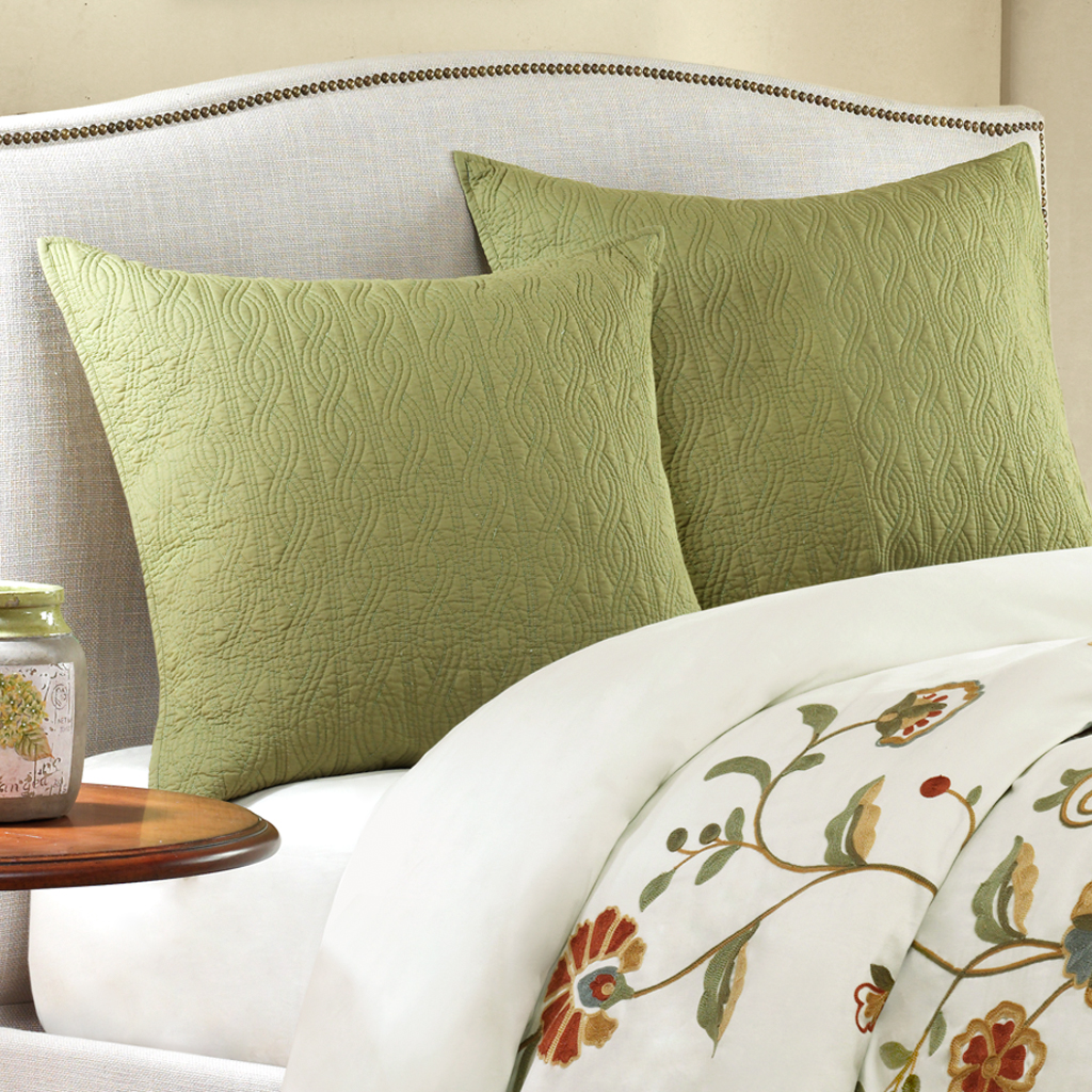 

Harbor House - Madeline Euro Sham - Green - Euro Sham