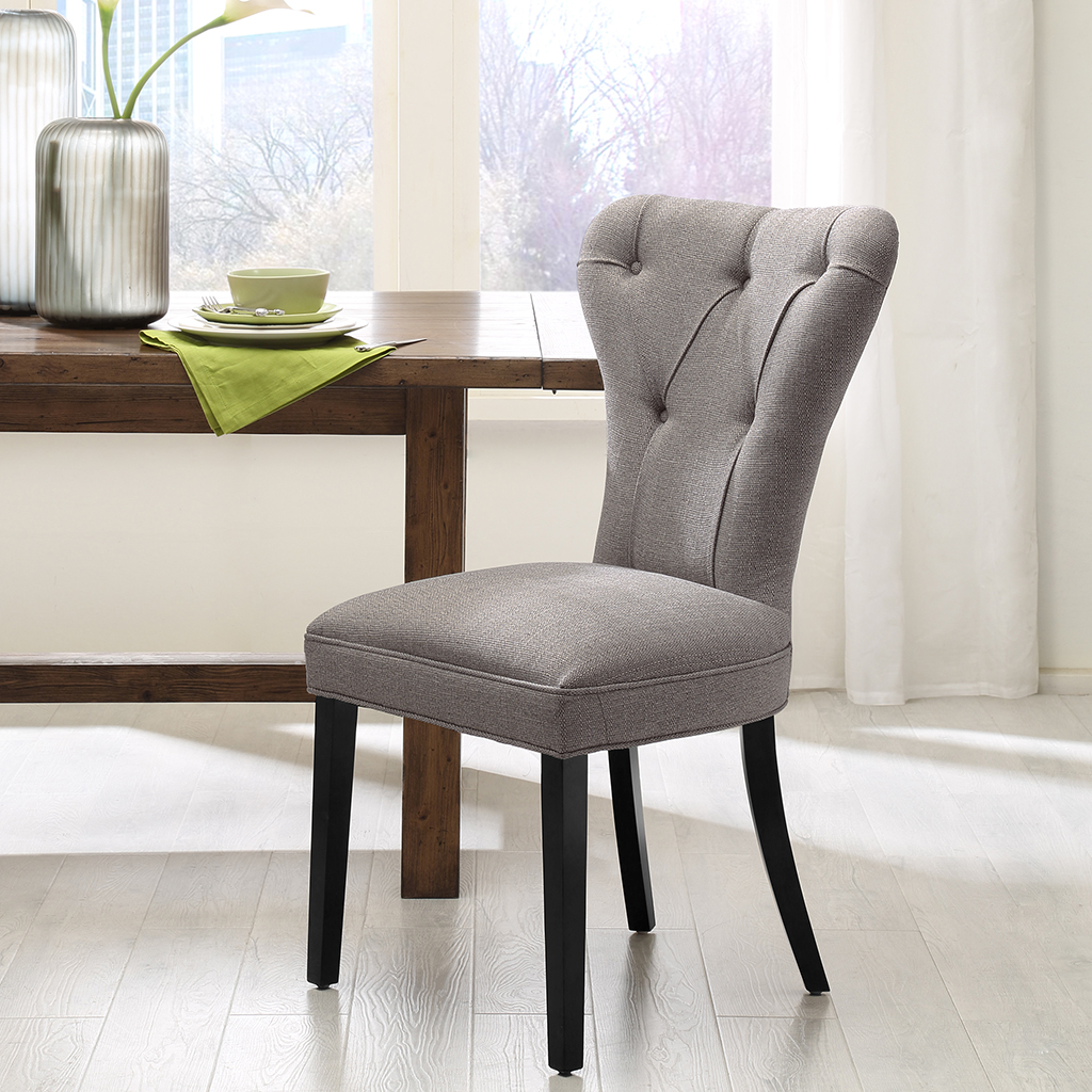 

Madison Park - Jules Dining Chair (Set of 2) - Charcoal - See below