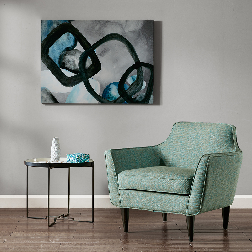 

Madison Park - Sphere Society Glass Coat Canvas - Blue - See below