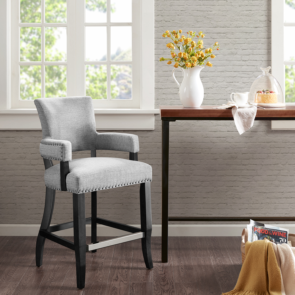 

Madison Park - Dawson Arm 26‘’ Counter Stool - Grey - See below