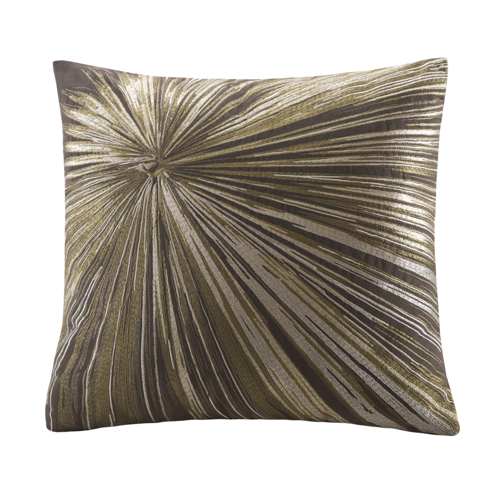 

Tao - Zen Garden Square Pillow - Green - 16x16''