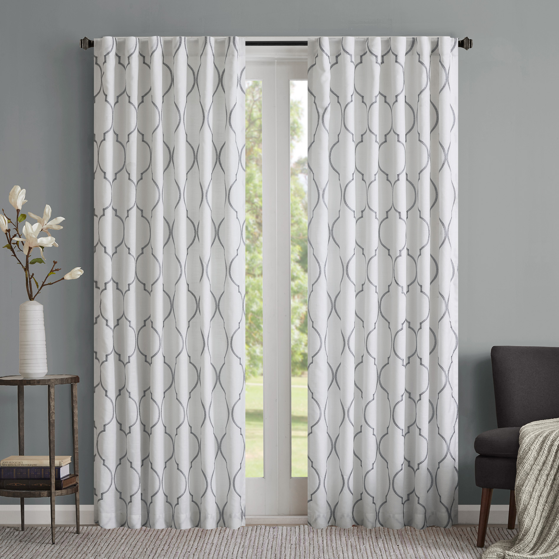 

Madison Park - Lexi Window Curtain Panel - Ivory - 50x84