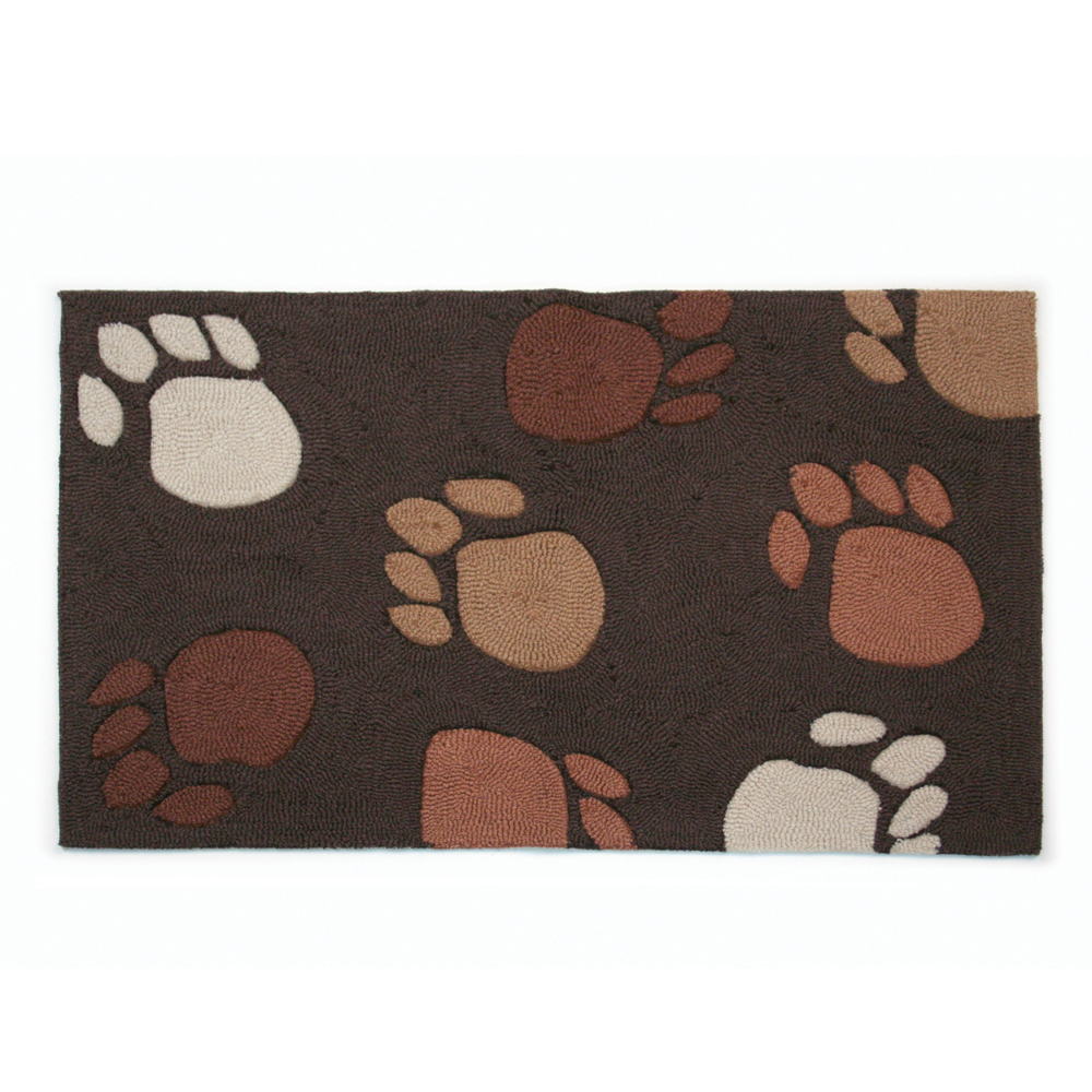 

Soft Touch - Hooked Pet Rug Hooked Pet Rug - Brown - See below