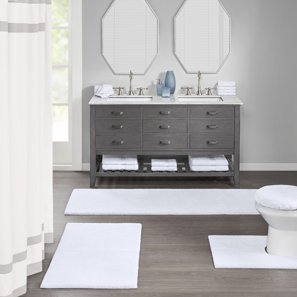 

Madison Park Signature - Marshmallow Bath Rug Collection - White - Standard Lid