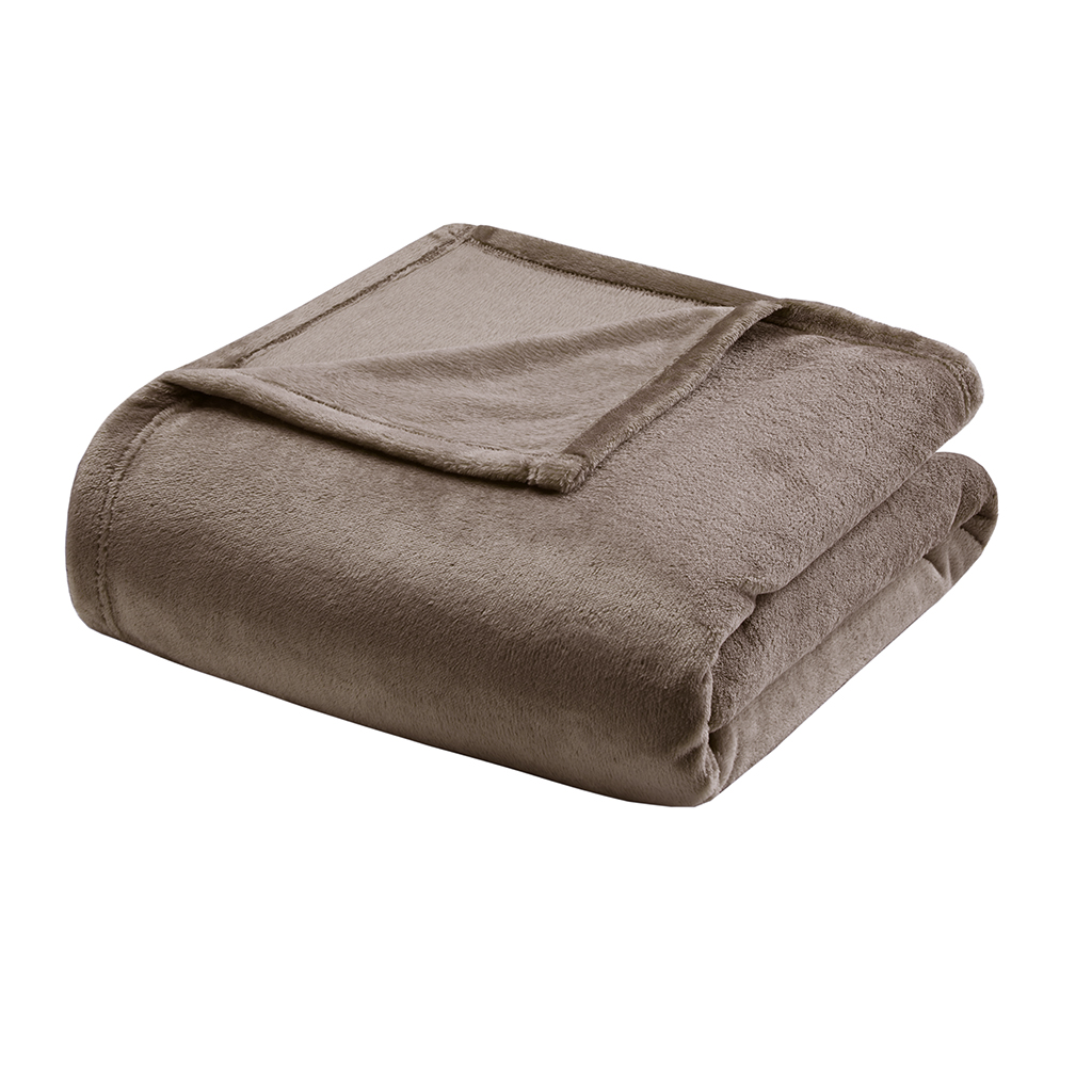 

Madison Park - Microlight Blanket - Brown - Twin