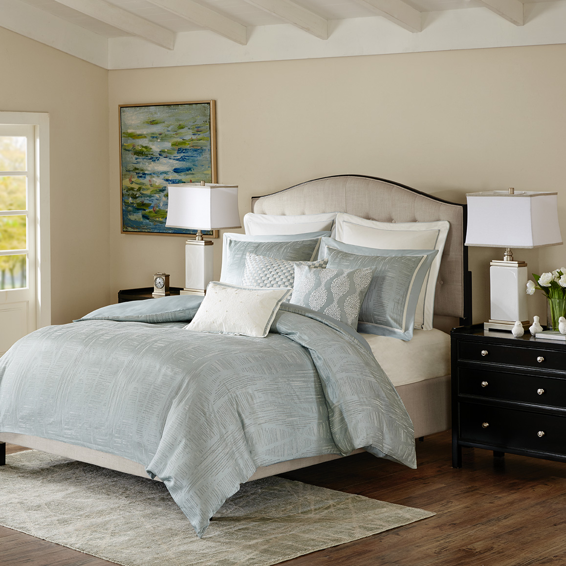 

Madison Park Signature - Edgewater Comforter Set - Aqua - King