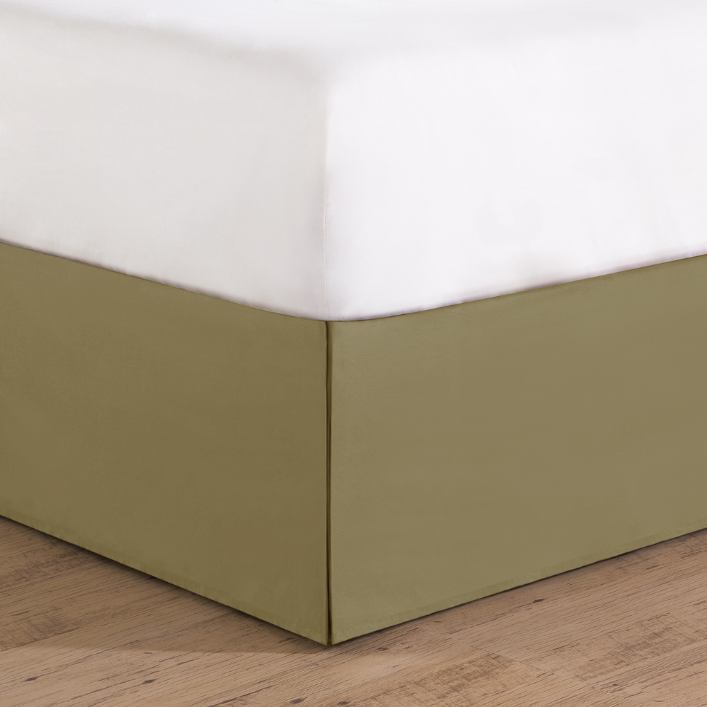 

Main Street - NAH Bedskirt 350tc Sateen Bed Skirt - Green - King