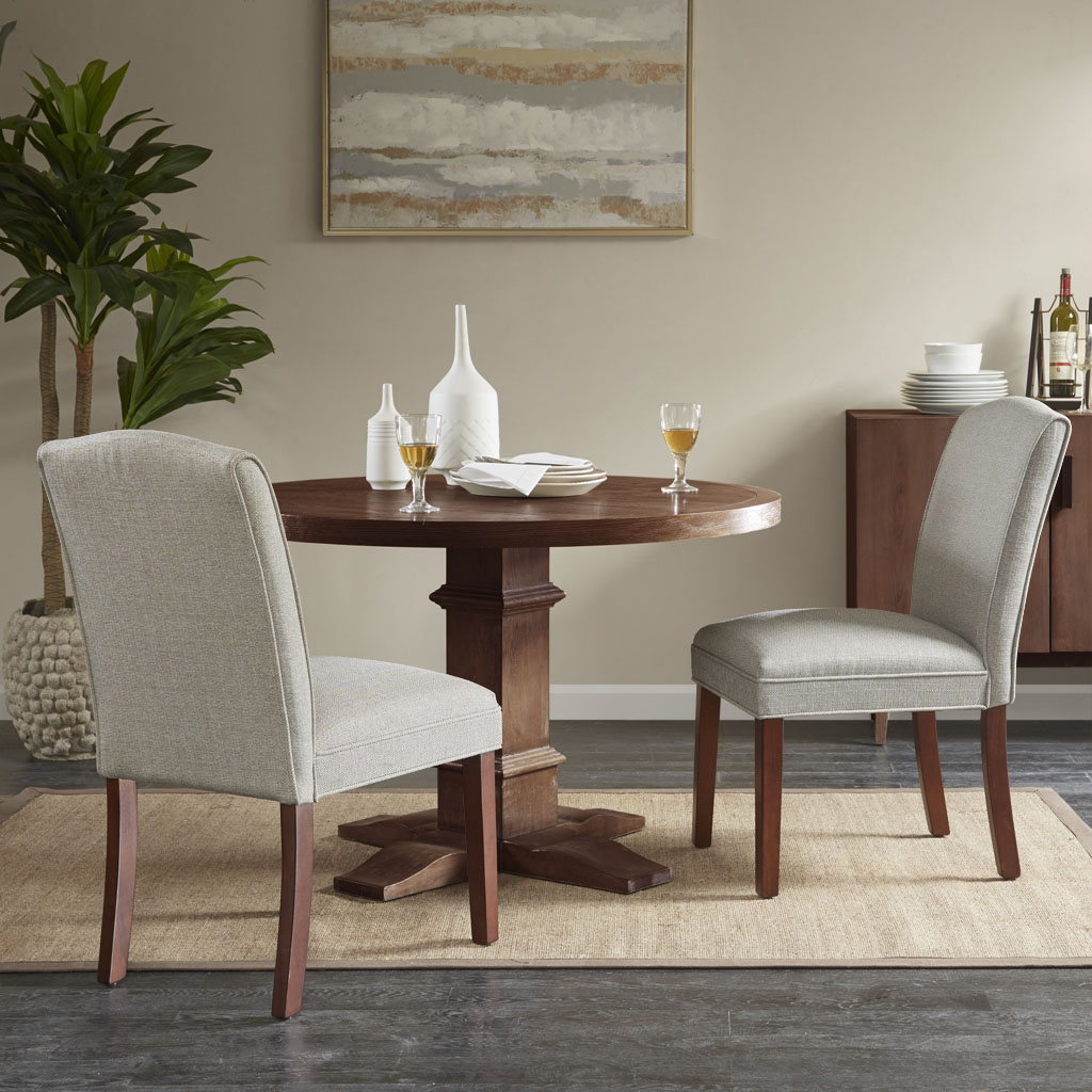 

Madison Park - Camel Dining Chair (Set of 2) - Cream/Grey - See below