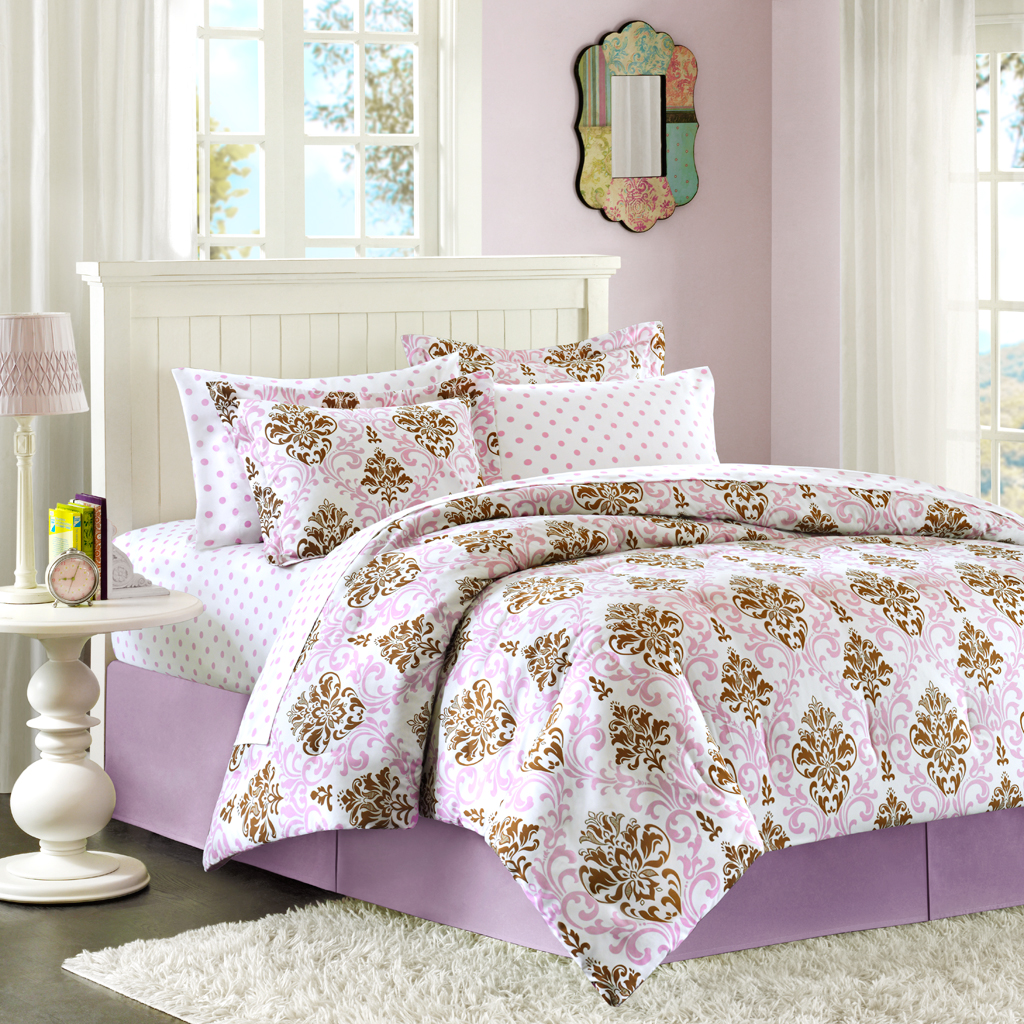 

Mi Zone - Lila Comforter Mini Set - Purple - Queen