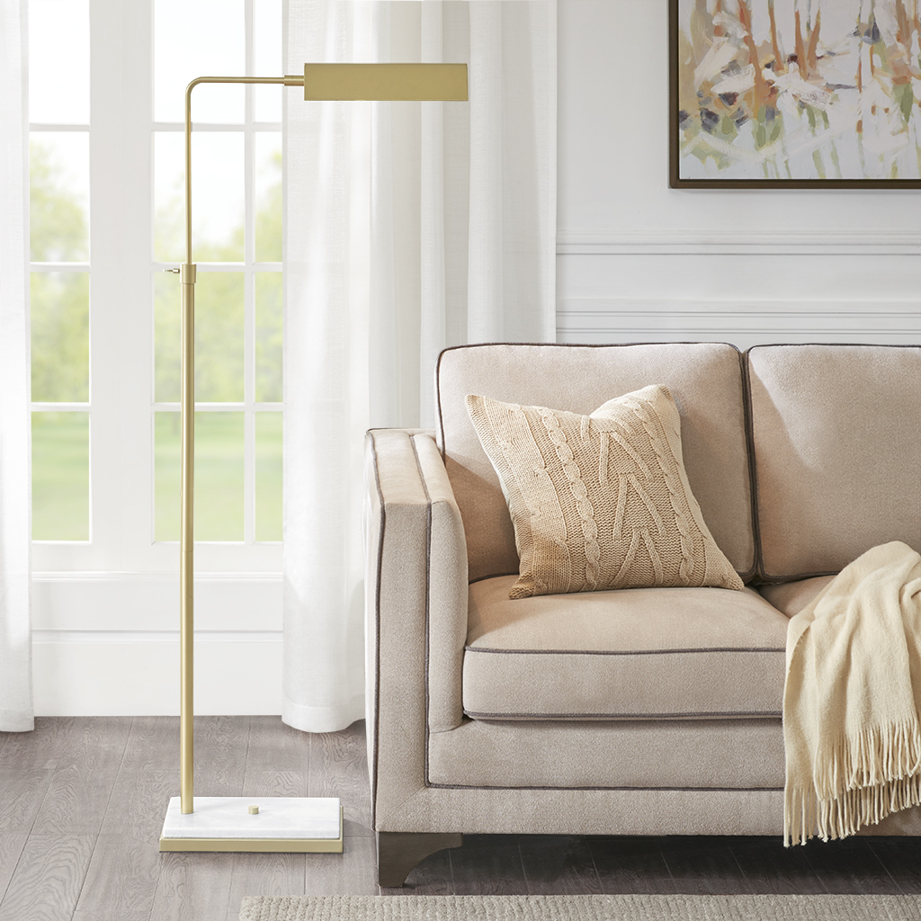 

Madison Park Signature - Bringham Floor Lamp - Gold - See below
