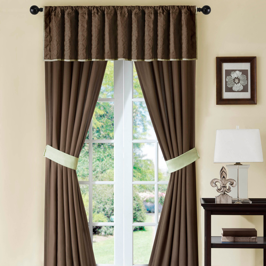 

Avenue 8 - Attingham Valance - Brown - 50x16