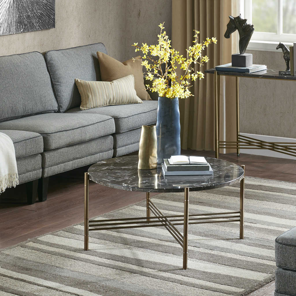 

Madison Park Signature - Rowen Coffee Table - Bronze - See below