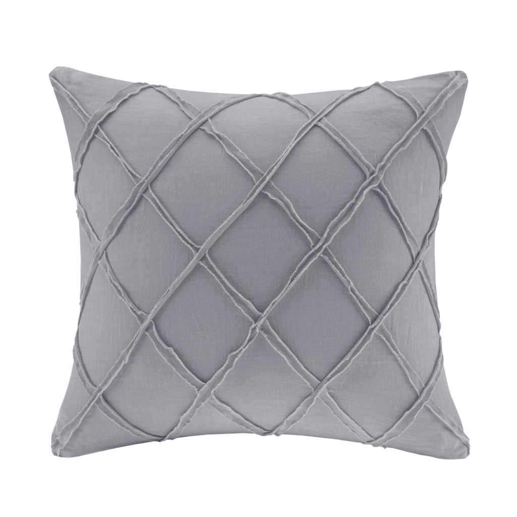 

Harbor House - Linen Square Pillow - Grey - 18x18