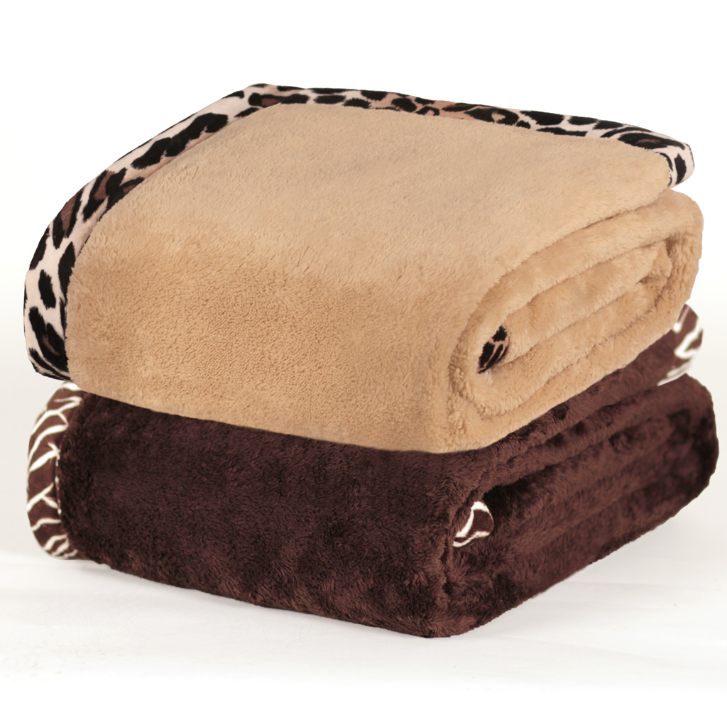 

Premier Comfort - MicroTec Throw Zebra Trim Throw - Multi - 50x70