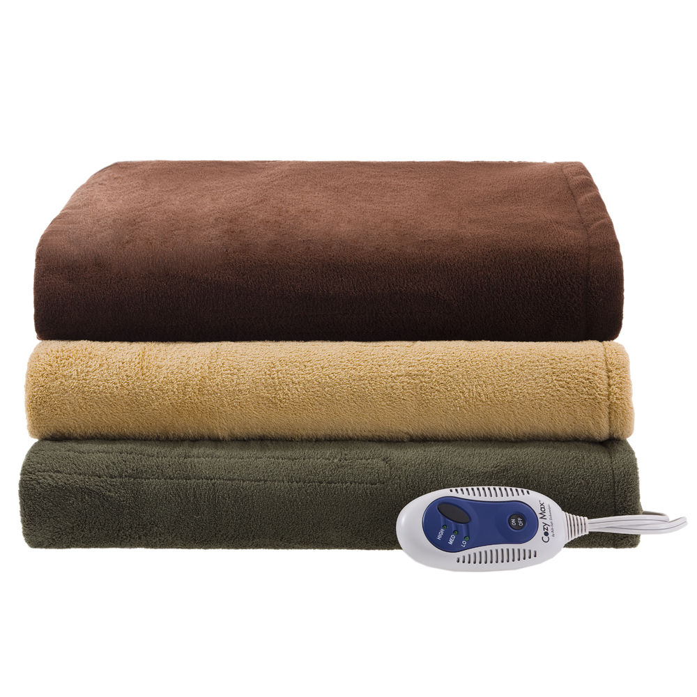 

Warmspun - Sierra Heated Throw - Green - See below