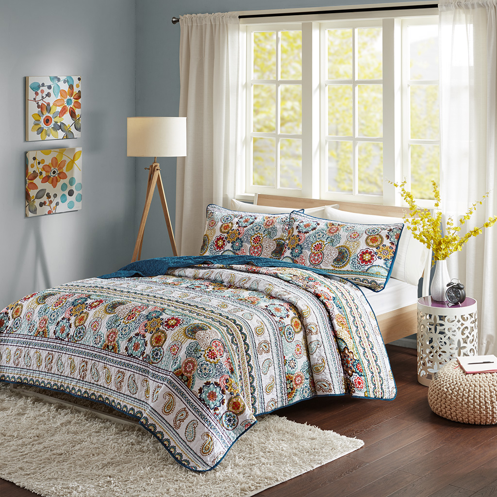 

Intelligent Design - Tamira Coverlet Mini Set - Multi - Full/Queen