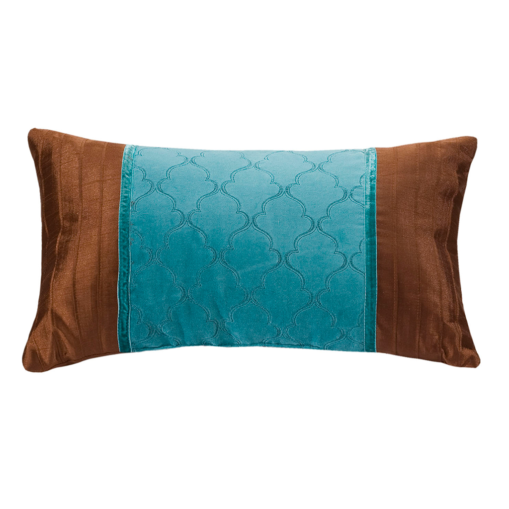 

Avenue 8 - Paisley Oblong Pillow - Teal - 12x20