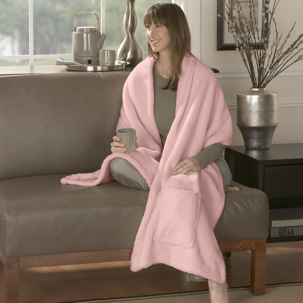 

Premier Comfort - Soloft Reader's Wrap Giftable-Reader's Wrap - Pink - 22x88