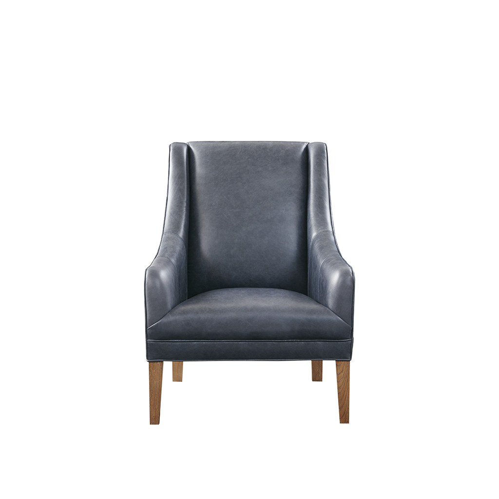 

Harbor House - Norse Leather Accent Chair - Fairfax - Navy - See below