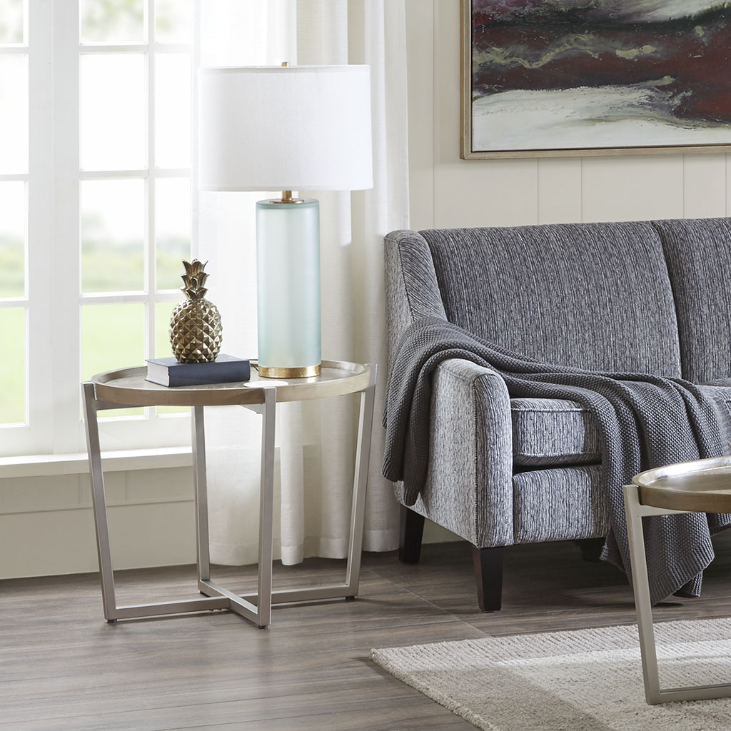 

Madison Park - Solace End Table - Grey - See below