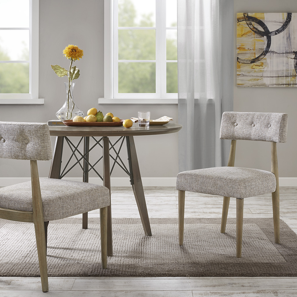 

Madison Park - Lowe Dining Side Chair (set of 2) - Cream - See below