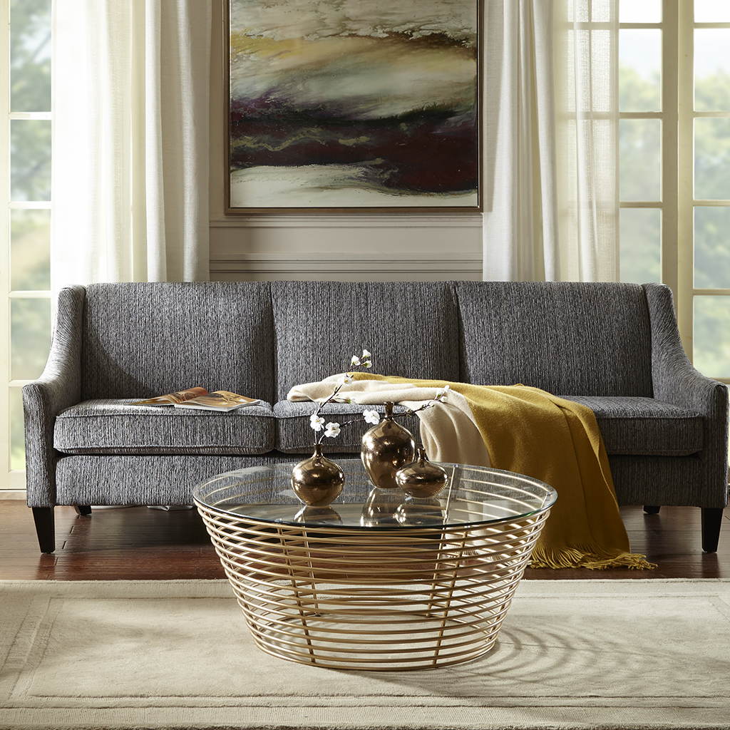 

Madison Park - Velva Coffee Table - Gold - See below