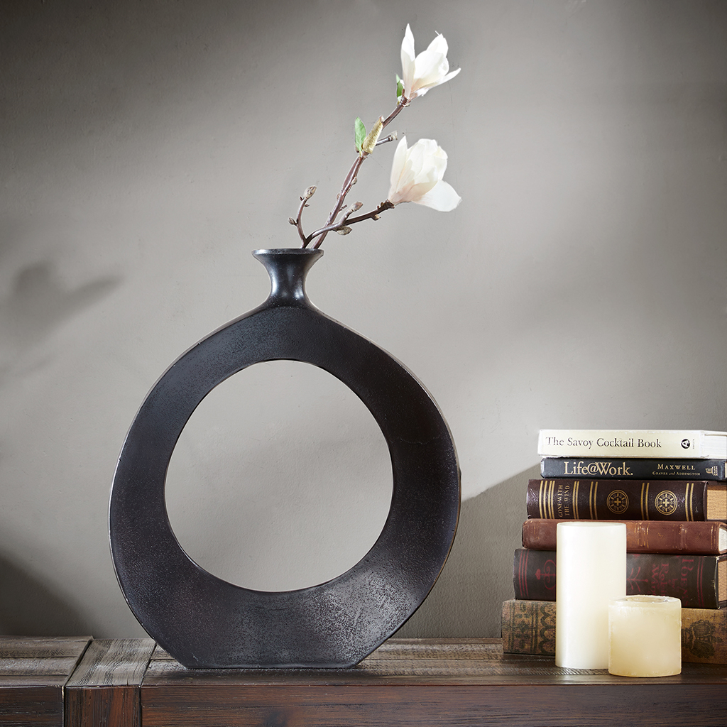 

INK+IVY - Hayes Peek Copper Vase - Copper - Medium