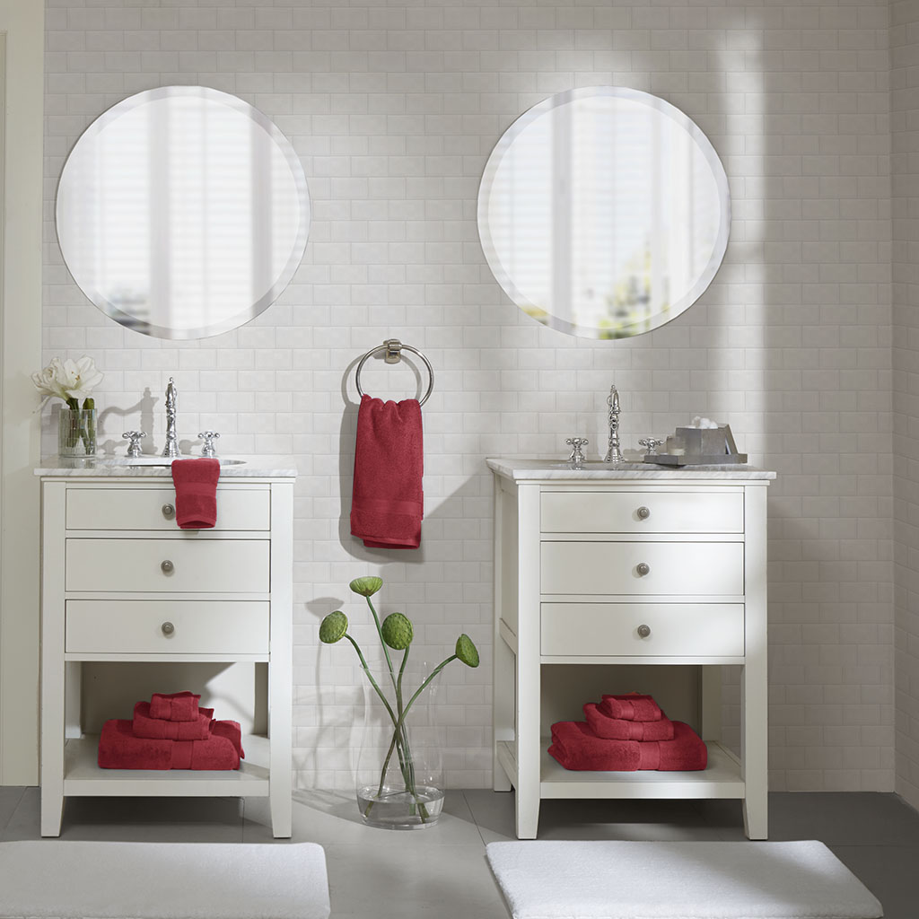 

Madison Park Signature - 800GSM 100% Cotton 8 Piece Towel Set - Red - See below