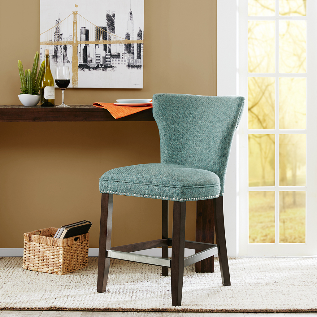 

Madison Park - Churchill Counter Stool - Teal - See below