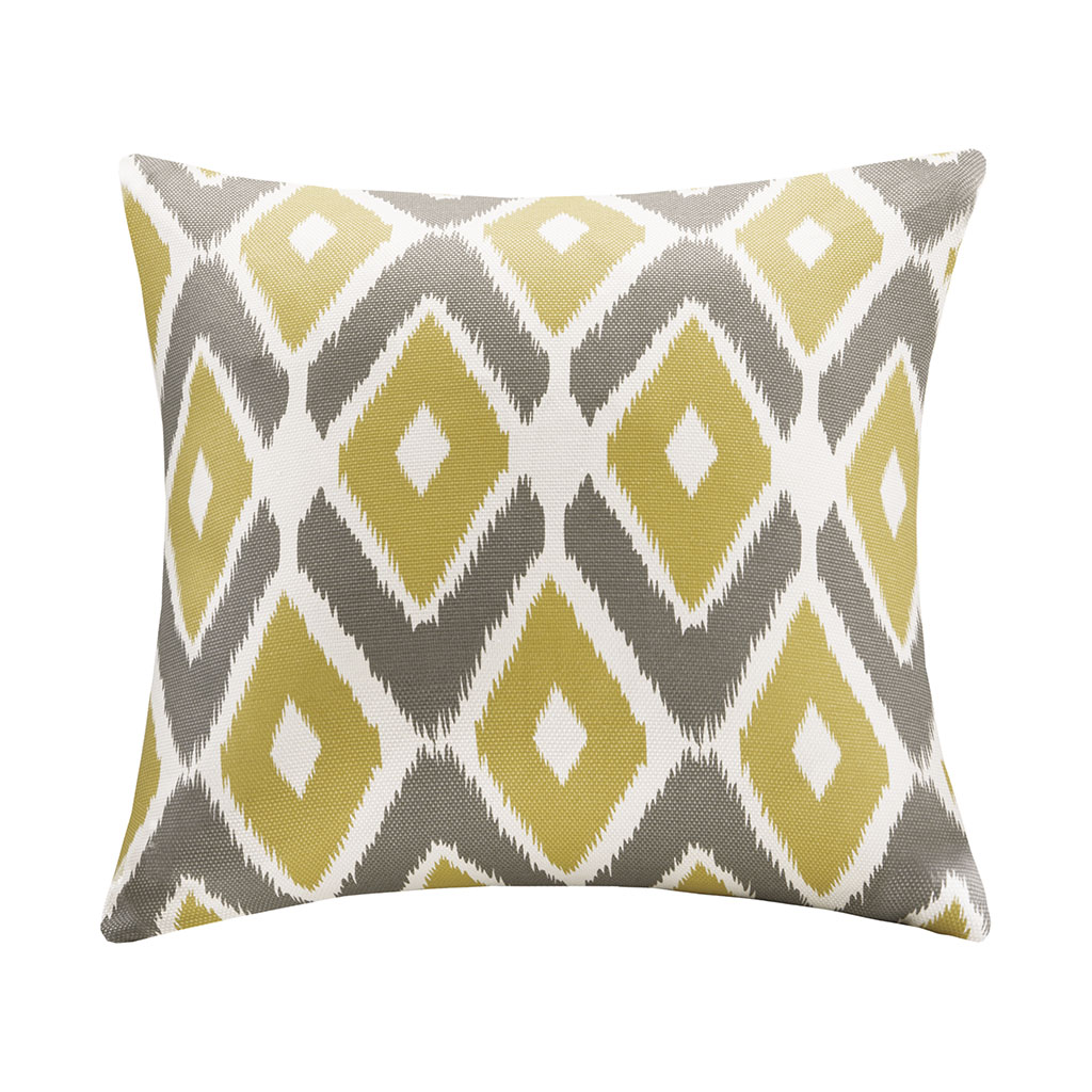 

Madison Park - Ashlin Diamond Printed Square Pillow - Yellow - 20x20