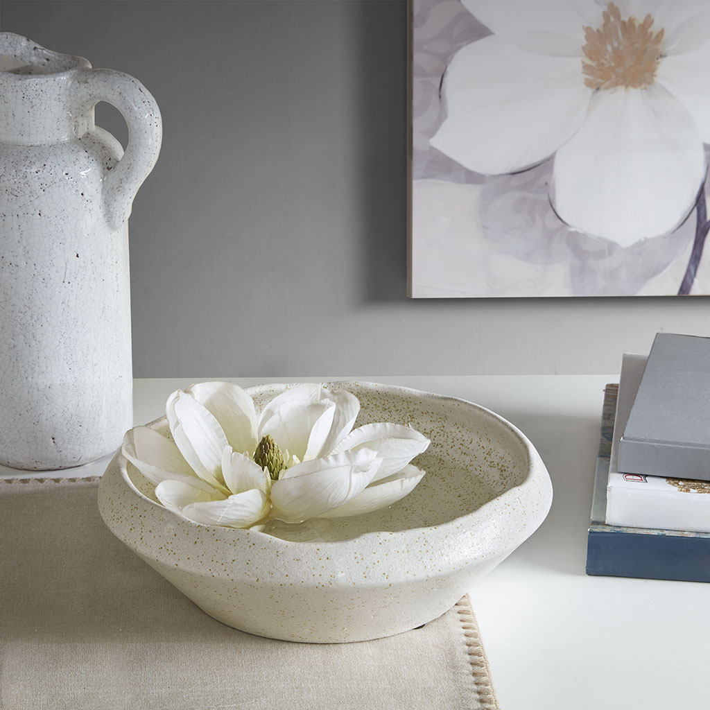 

Madison Park - Shae Ceramic Bowl - White - Medium