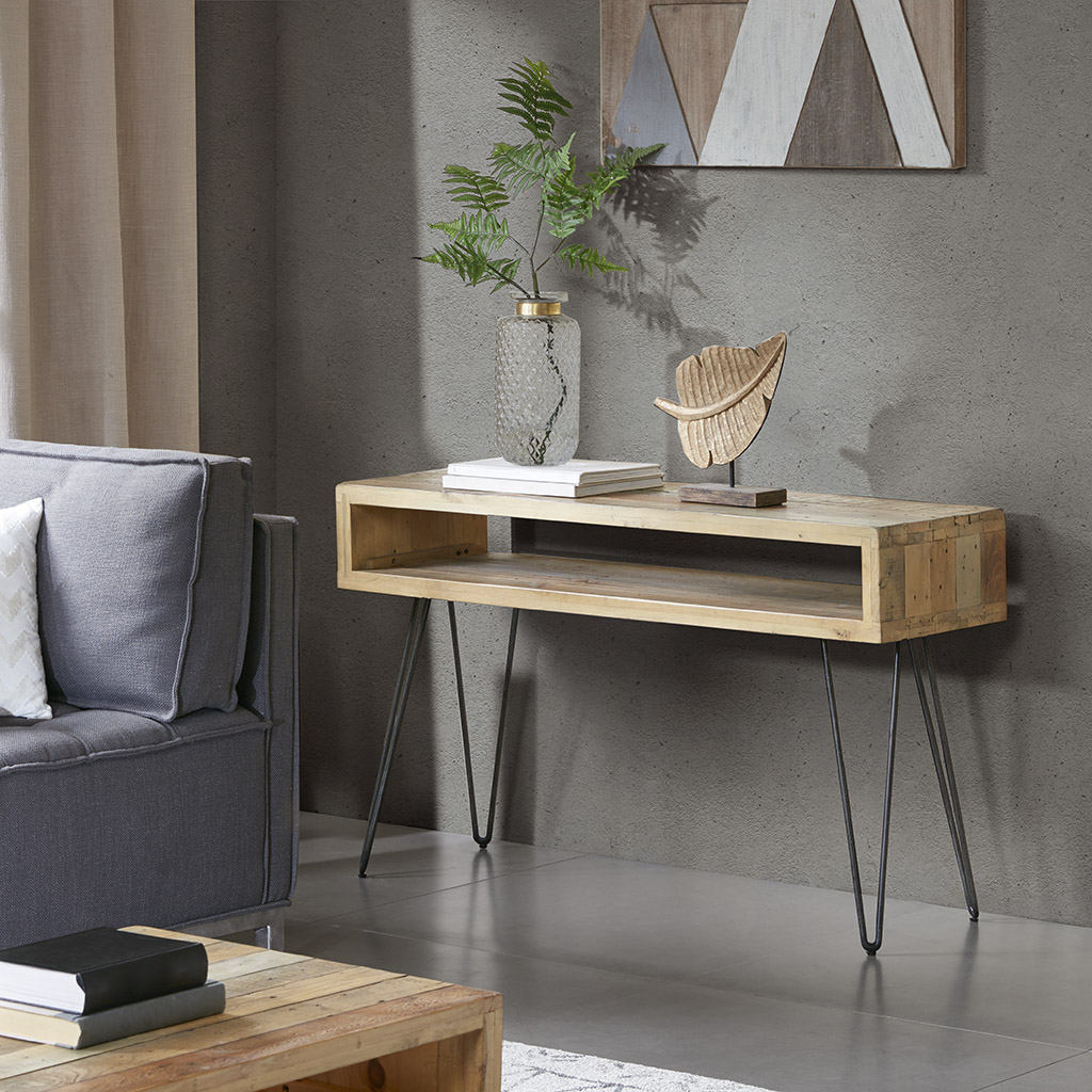 

INK+IVY - Phelps Console Table - Brown - See below