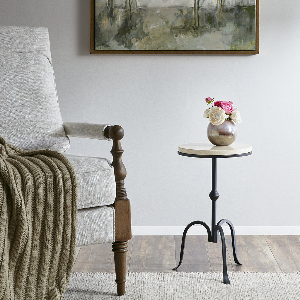 

Madison Park - Gaberial Accent Table - Black - See below