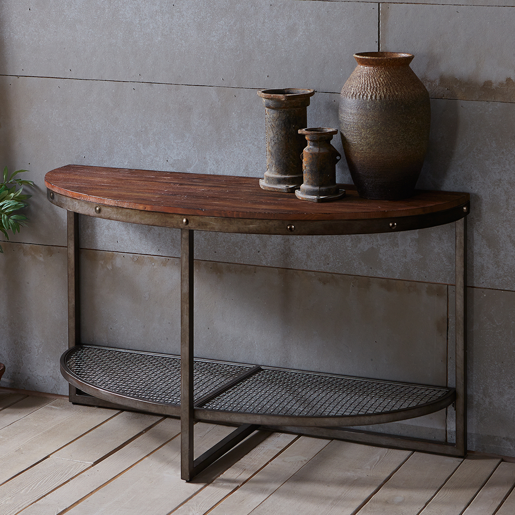 

INK+IVY - Sheridan Console Table - Chestnut - See below