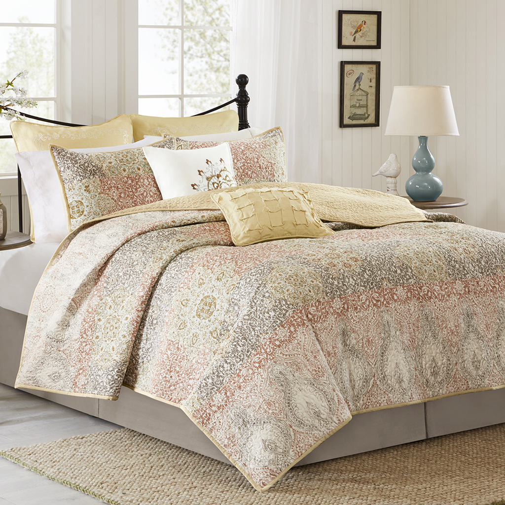 

Harbor House - Sanya Spice Quilt - Spice - King