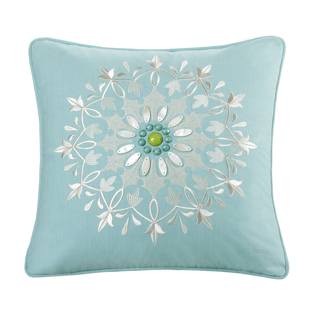 

Echo Design - Sardinia Square Pillow - Green - 18x18